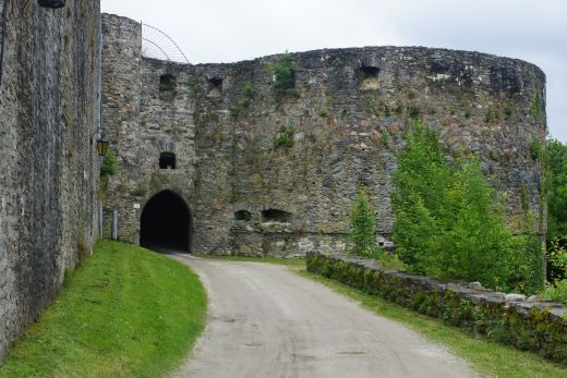 Blick vom mittleren Rondell zum äußeren Rondell