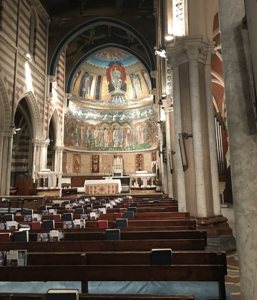 Die Kirche Sankt Paul in den Mauern in Rom